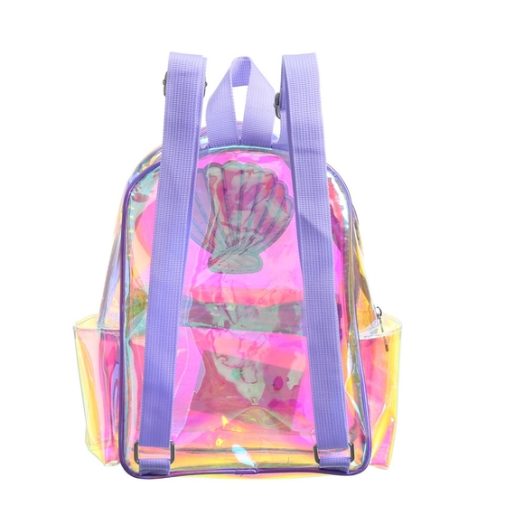 NWT UNBRANDED Transparent Unicorn Toddler Princess Backpack Bag - Picture 11 of 14